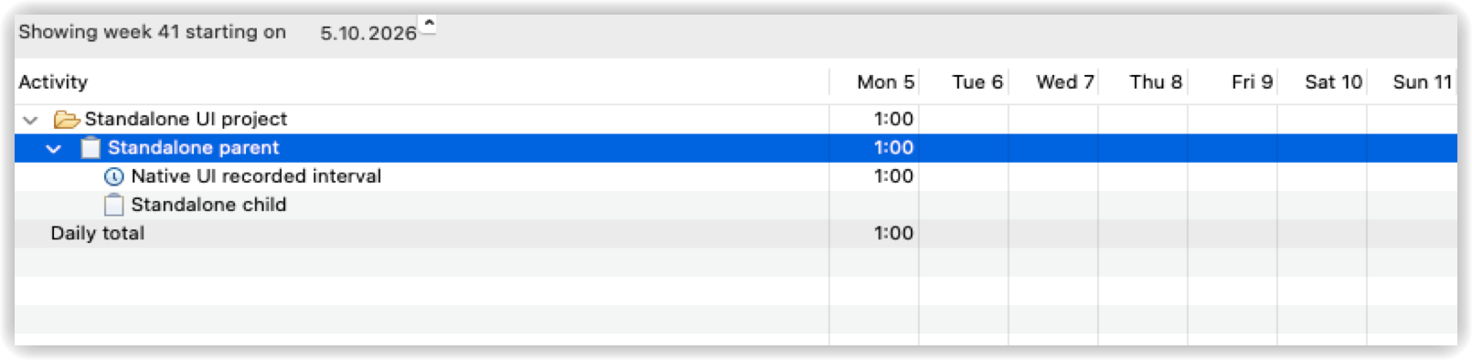 Workweek