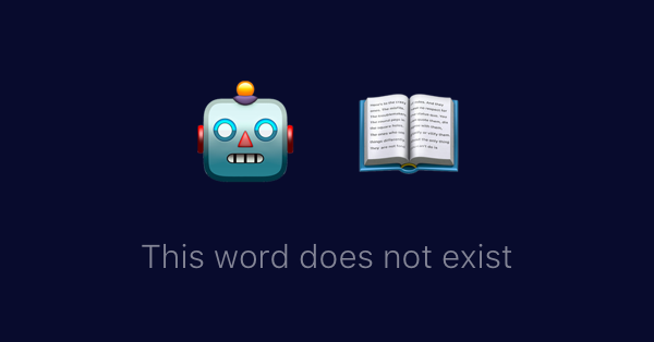 Word Does Not Exist Logo