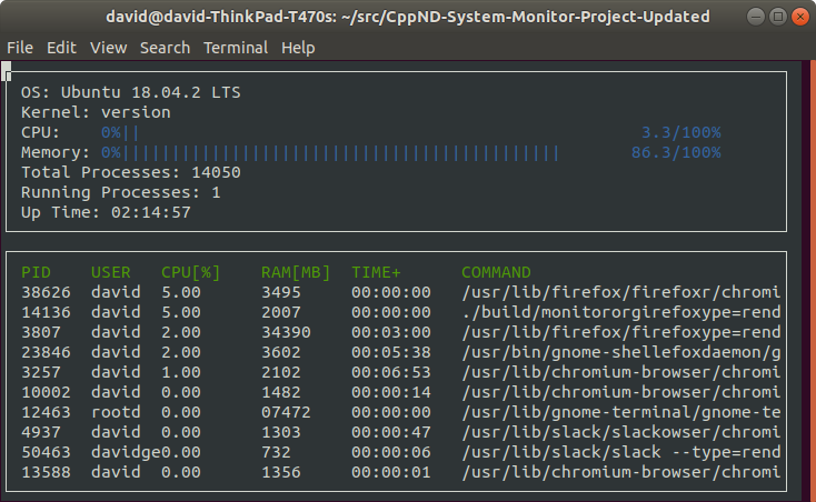 System Monitor