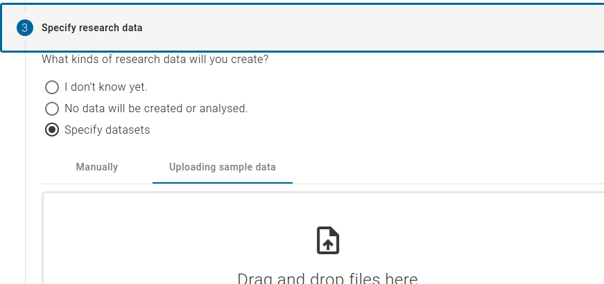 Add researcher data step