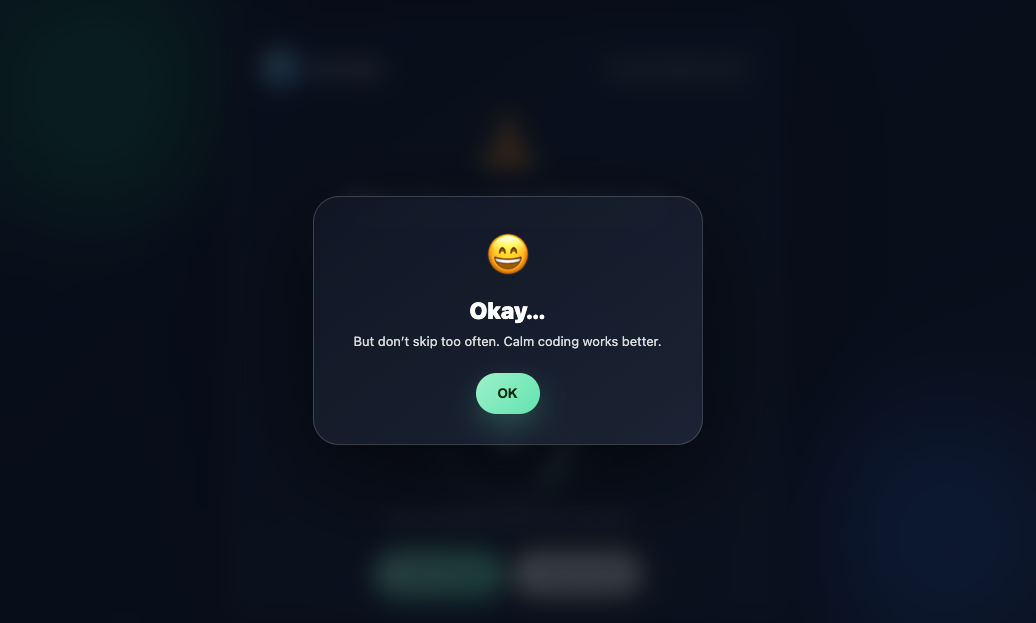 CalmCoder screenshot four