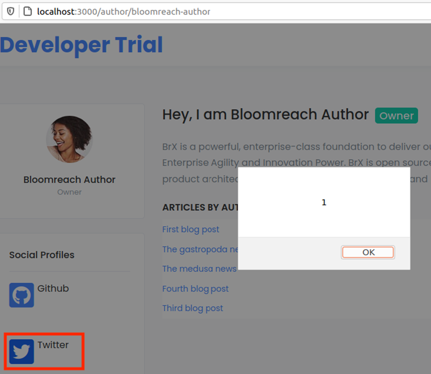 Forgot Credentials functionality - Bloomreach Experience Manager
