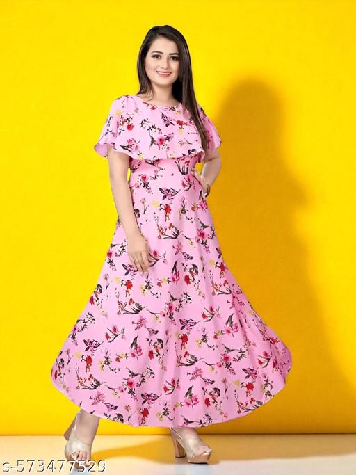 Women Maxi  Full Length Kurti  - Zeyoria