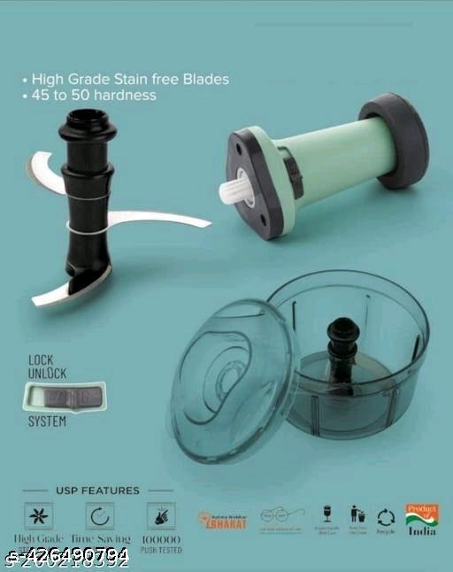 800ML Manually Handy Chopper Mixer Cut For Vegetable, Onion, Salad, Tomato Crush Chopper  - Minaro