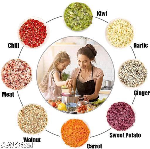 800ML Manually Handy Chopper Mixer Cut For Vegetable, Onion, Salad, Tomato Crush Chopper  - Minaro