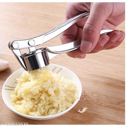 Stainless Steel Garlic Crusher For Kitchen Use | Kitchen Tool | Garlic Crusher | Garlic Presser | Garlic Masher - Akry Store 