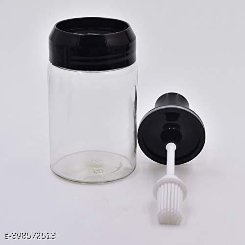 2-in-1 Oil Dispenser with Silicone Brush, Leak-Proof Bottle for Cooking & BBQ, Single Pack - Akry Store 