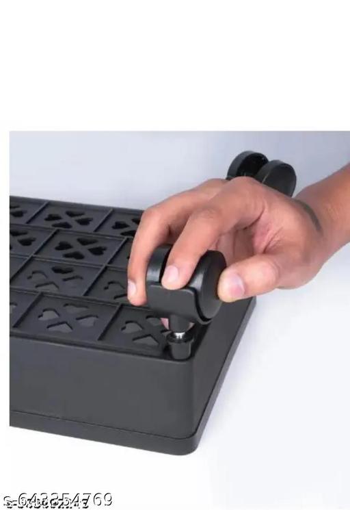 Multi-Tier Storage Trolley, Mobile Organizer for Vegetables, Fruits & Home Essentials, Black - Akry Store 