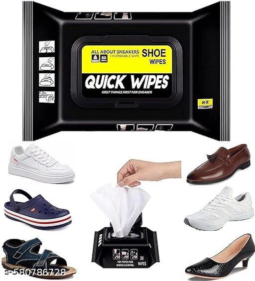 Multifunctional Shoe Cleaning Kit with Liquid Brush & 80 Cleaning Wipes, Combo Pack of 3 - Akry Store 