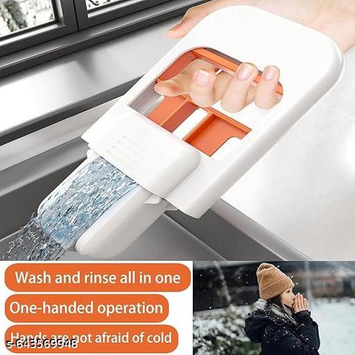 Mini Foldable Self-Squeeze Sponge Mop, Portable Cleaner for Kitchen, Bathroom & Glass - Akry Store 