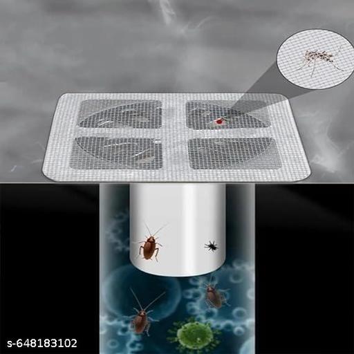 Waterproof Disposable Drain Hair Catcher, Mesh Drain Guard Stickers for Bathroom, Sink & Bathtub, Pack of 20 - Akry Store 