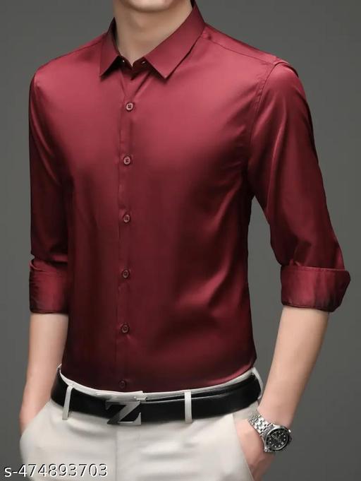 Revivo Premium Solid Men Formal wear shirt - REVIVO