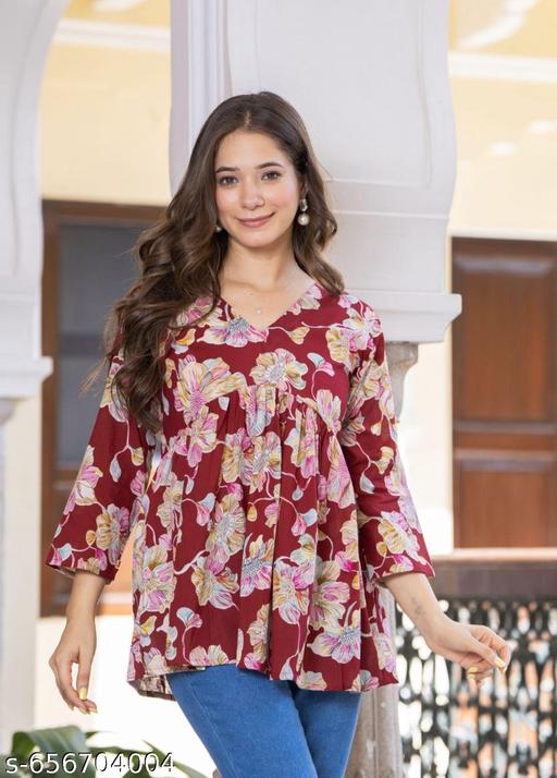 Attractive Trending Top And Short Kurti - Zeyoria