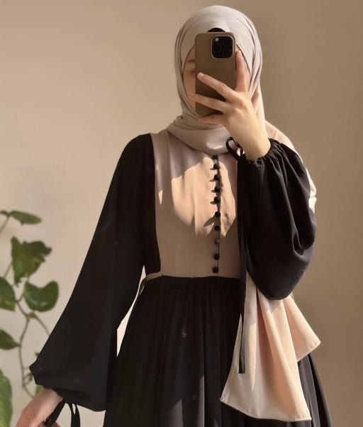 TRENDING MOST BEAUTIFUL UNIQUE DUBAI STYLES PARTY WEAR NEW ARRIVAL BLACK CHUP PETI BUTTON AND DORI STYLES BURQA ABAYA HIJAB AND NAKAB BEAUTIFUL BURQA BEAUTIFUL WONDERFUL UNIQUE BURQA HIJAB NAKAB - Zeyoria