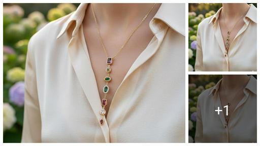 Waterproof antitarnish gold plated chain with chunky multi colour rahine stone jwellery for women . daily wear chain.. trendy jwellery.gold plated chain..  statment jwellery, party wear jwellery waterproof jwellery , office going girl jwellery 