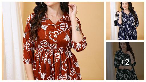 Women Premium Floral Printed Co-Ord Set with Shirt Style Top