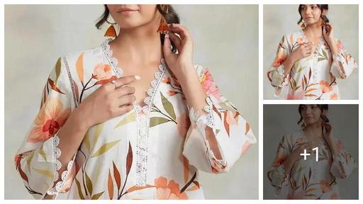  Women's Cotton Blend Floral Printed Kurta Pant Set Suitable For Every Indian Occasion