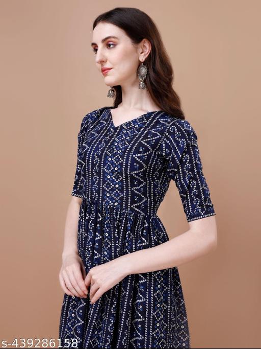 WOMEN’S BANDHANI NAIRA KURTA WITH LATKAN  - ALL 4 YOU