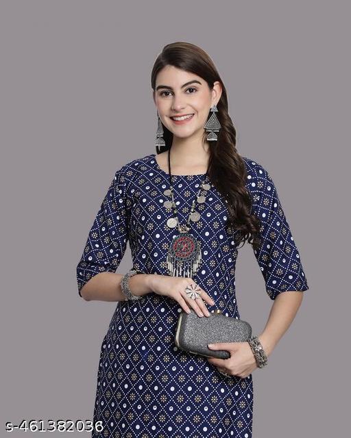 American Crepe Printed Kurti For Women ( Pack Of 3 ) - ALL 4 YOU