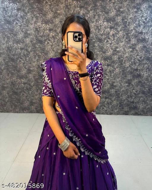 fancy work lehenga choli - ALL 4 YOU