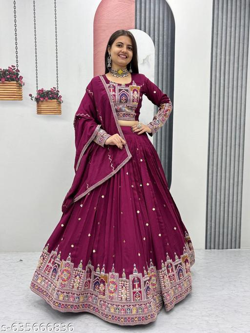 Trendy Outfit Pure Silk Lehenga - ALL 4 YOU