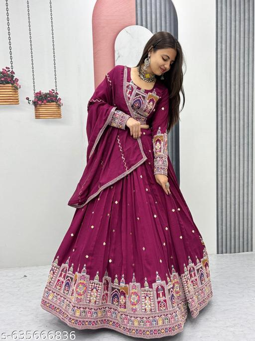 Trendy Outfit Pure Silk Lehenga - ALL 4 YOU