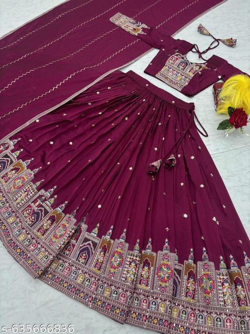 Trendy Outfit Pure Silk Lehenga - ALL 4 YOU