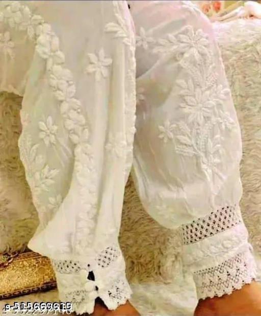 Chikankari salwar afgani styl for plus siz women and girl pure cotton fabric - ALL 4 YOU