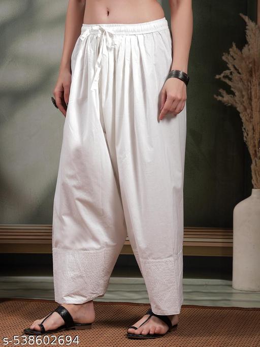 Off-White Solid Trending Farshi Salwar - ALL 4 YOU