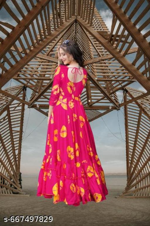  Women's Printed Gowan || Printed Crepe Beautiful Kurtis For Women || Crepe Printed Kurtis,wedding| Evening Gown | Party Wear Gown | Bridal Gown | Wedding Gown for Women | Long Evening Gown | Buy Gown Online | Gown for Women | Floor-Length Gown | Cocktail Gown | - ALL 4 YOU