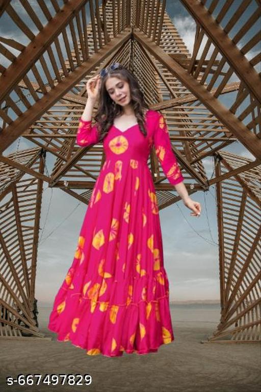  Women's Printed Gowan || Printed Crepe Beautiful Kurtis For Women || Crepe Printed Kurtis,wedding| Evening Gown | Party Wear Gown | Bridal Gown | Wedding Gown for Women | Long Evening Gown | Buy Gown Online | Gown for Women | Floor-Length Gown | Cocktail Gown | - ALL 4 YOU
