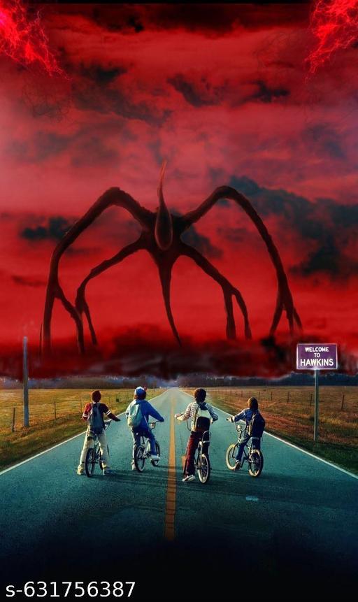 Revivo Aesthetic stranger things poster card combo of 25 sizes A6  - REVIVO