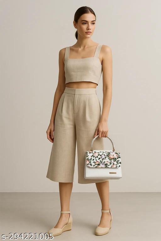 Jazzberry Women white floral Printed Pu Leather Sling Bag with Detachable Strap  - Easylife