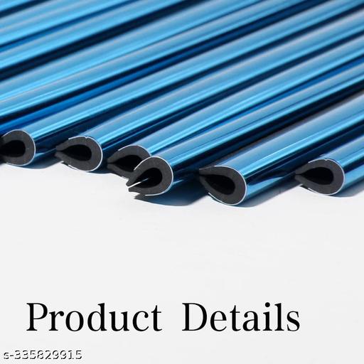 10 Pack Car Air Conditioner Vent Outlet Trim Strip For Car Chrome PVC Car Interior Trim Strip Line (Blue) - Easylife