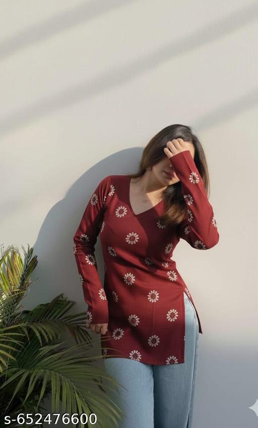  Rayon Printed Kurti for girls/. Kurti for girls/. Women's for kurti/  Kurti for girls - Zeyoria