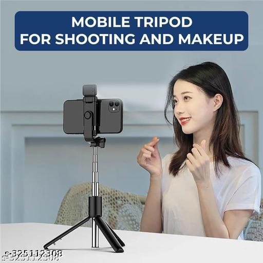 R1S 73.66cm Extendable 3 in 1 Selfie Stick Tripod with Bluetooth Remote Included and Rotatable - Zeyoria