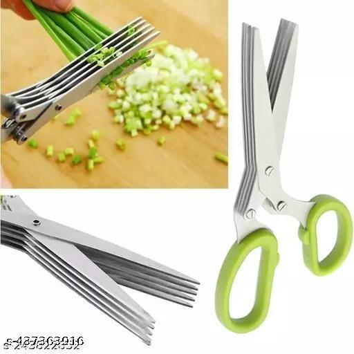 5 LAYER BLADE OF STAINLESS STEEL KITCHEN SCESSOR - Easylife