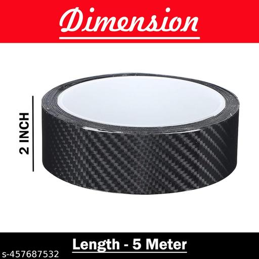 Car Door Edge Entry Guards, 5D Carbon Fiber Anti-Collision Protector Tape, Universal Self-Adhesive Auto Door Trim Strips Anti-Collision, Car Door Sill Protection Fits for Most Car (5m*5cm) - Easylife