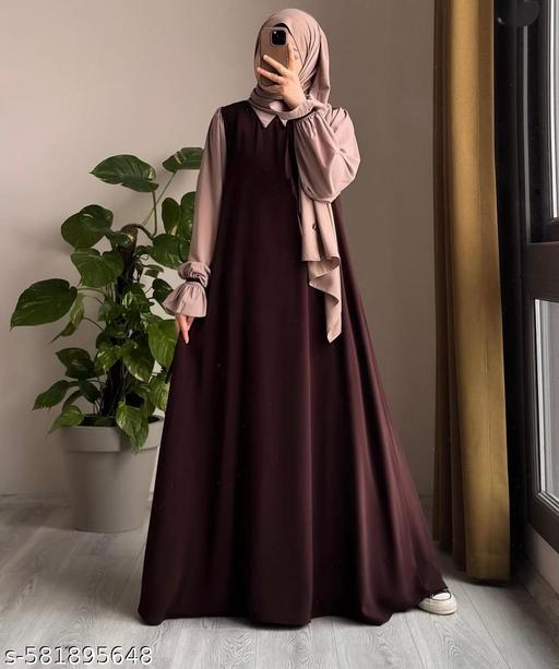 NEW FANCY ELEGANT DUBAI COLAR TYPES NEW ARRIVAL BEAUTIFUL BURQA ABAYA HIJAB AND NAKAB BEST QUALITY PARTY WEAR DALIY WEAR SCHOOL COLLEGE BURQA ABAYA HIJAB AND NAKAB - Zeyoria