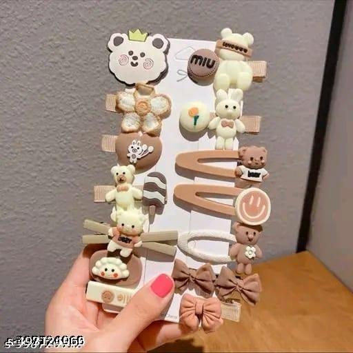 Hair Pin - Coffee Toffee Color - Set of 14pcs - Easylife