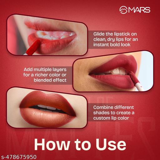 Queen of Mattes Liquid Lipsticks Box Set of 3 (13.5 ml) (BROWNS) | Smudgeproof & Transferproof | Intense Pigmentation Long-Lasting Wear | Customizable Colors | Matte Finish - Easylife