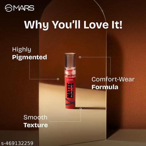 Mousse Matte Lipstick, Highly Pigmented, Matte Finish, Long Lasting (02-STYLE ICON, 3 ml) - Easylife