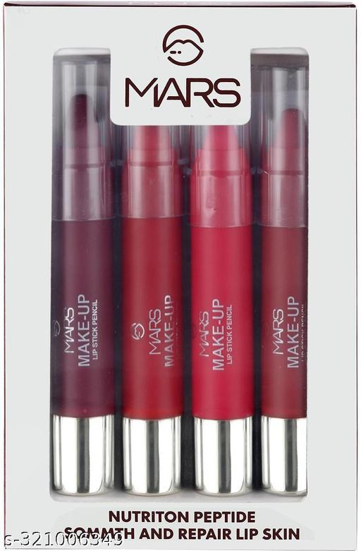 Super Soft Ultra Matte Lipstick Long Lasting Pack of 4 ( 14.4gm) ( Shade - D ) - Easylife