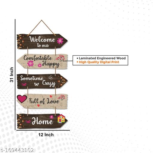 TRUEFAB  Wooden Wall Hanging Decorative Items For Home Decoration|Office Decor(WH_7304N) - Easylife