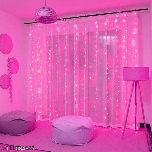 S K Traders String Lights - Pink (4 Piece) 51 Feet 60 Bulbs, ISI Certified Series / Fairy Light -Home Office Diwali Christmas Eid Decoration, Copper Wire Extra Bright, Water/ Shock/Weather Proof  - Easylife