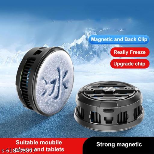 Super Cool Magnetic Mobile Cooling Pad Heatsink Thermal Self-Adhesive Plate to Unleash Mobile Gaming and Live Stream Enhanced Heat Dissipation with Vapor Chamber Technology for Magnetic/Back Clip Phone Radiator | With Removable Clips Clamps - Easylife