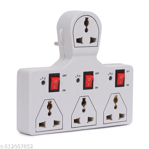 4 Socket 3 Switch MultiPlug 6A (Traveler Adaptor Multi Plug) - Easylife