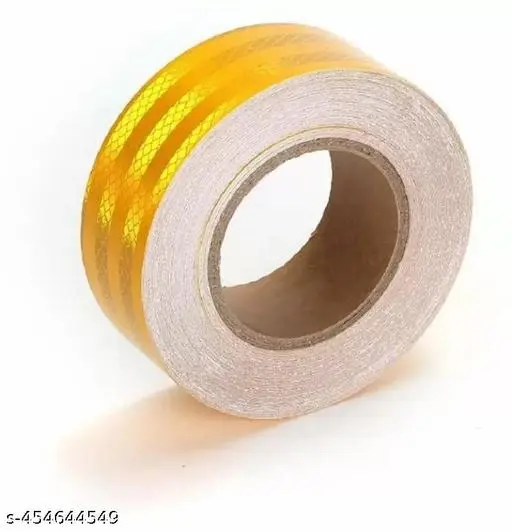 RETRO REFLECTIVE TAPE (YELLOW) 2 Inches X 5 Meter UNIVERSAL FOR CAR - Easylife