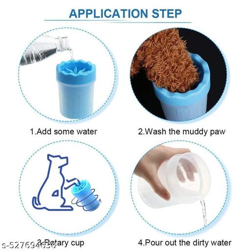Portable Dog Paw Cleaner Cup | Soft Silicone Bristles | Quick Mud & Dirt Removal for Clean Pet Paws | Ideal for Small & Large Dogs - Easylife