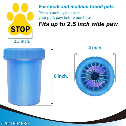 Portable Dog Paw Cleaner Cup | Soft Silicone Bristles | Quick Mud & Dirt Removal for Clean Pet Paws | Ideal for Small & Large Dogs - Easylife